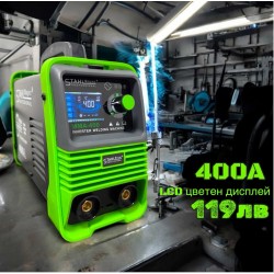 Немски Инверторен Електрожен STAHLMAYER 400A електроди от 1-5мм
