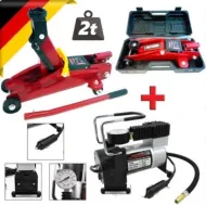 Промо WerkBull Крик 2т крокодил в куфар + компресор 12v + 3 накрайника