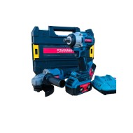 Немски Акумулаторен Гайковерт и Безчетков Ъглошлайф 36V 8,0AH Stahlmayer