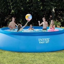 Надуваем басейн Intex Easy Set, 457 х 107 см. с филтърна помпа