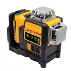 Немски 3D лазерен нивелир с 12 линии WerkBull, зелен цвят Немски 3D лазерен нивелир с 12 линии WerkBull, зелен цвят