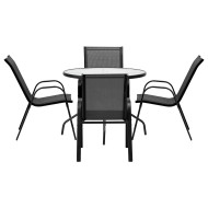 Градински Комплект Haven - Стъклена Маса и 4 Стола