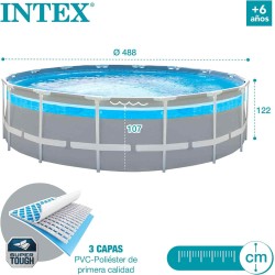 Пълен комплект Басейн с тръбна конструкция Intex - Ultra XTR, 549 x 122 cm