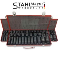 Немски Ударни Вложки 1/2" Stahl Mayer 35 Части - стандартни + дълбоки вложки