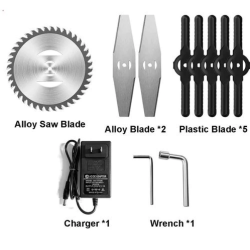 Немски Акумулаторен Тример WerkBull 36V 8Ah Косачка за Трева с 2бр батерии и Приставка с колела Немски Акумулаторен Тример WerkBull 36V 8Ah Косачка за Трева с 2бр батерии и Приставка с колела