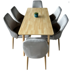 Трапезна маса от масив Мона с 6 стола до 150кг