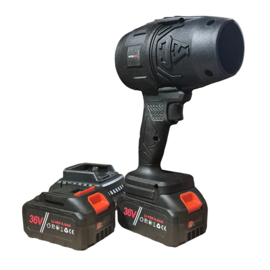 Универсален Мощен Пистолет - Духалка 36V с две батерии за Листа, Кола, Барбекю и др.