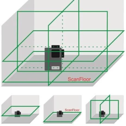 Немски 4D Водоустойчив Нивелир 16 линии WerkBull с 10 подаръка и тринога
