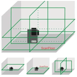 Немски 4D Водоустойчив Нивелир 16 линии WerkBull с 10 подаръка и тринога