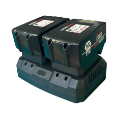 Немска 50 см Акумулаторна Резачка WerkBull 36V 10Ah + 2 вериги и ръкавици и двойно зарядно