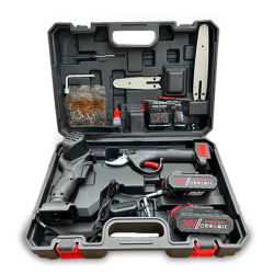 2в1 комплект WerkBull Акумулаторна Лозарска ножица и Мини Трион