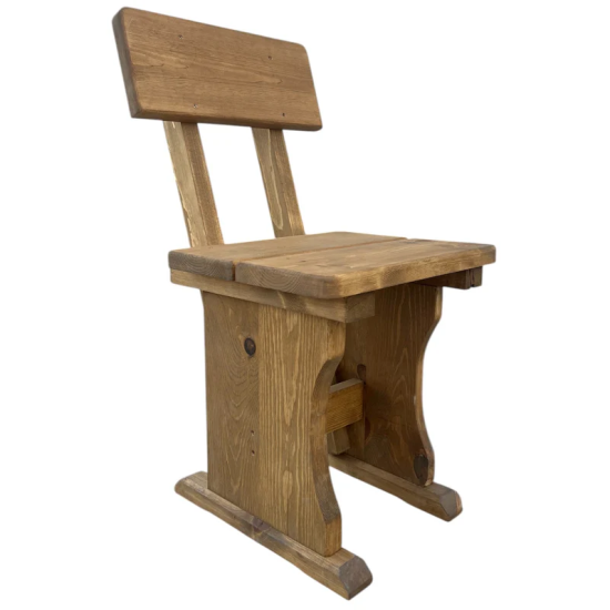 2 бр. Дървен стол от масив – до 250 кг.